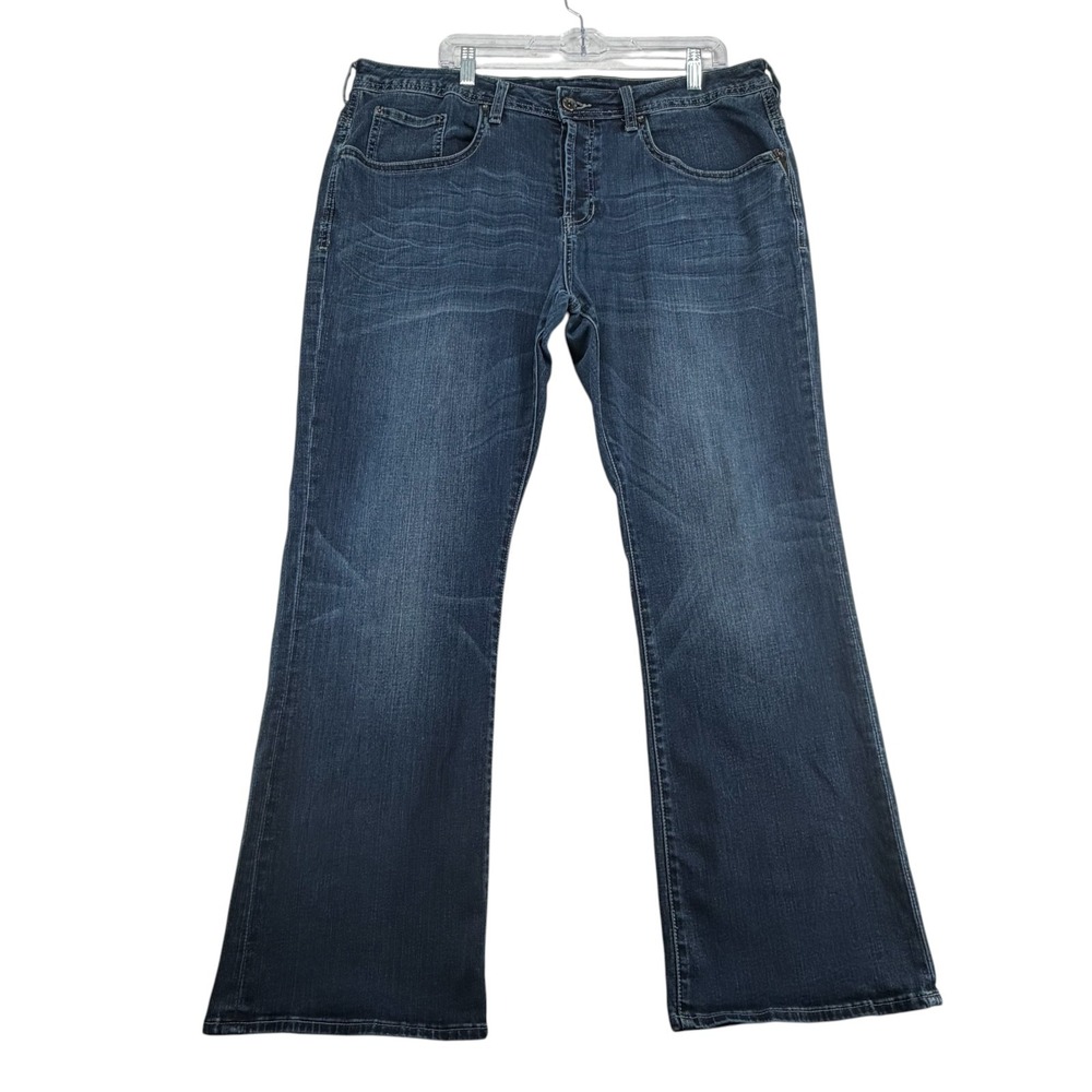 Buffalo David Bitton King-X Slim Button Fly Bootcut Jeans Mens 38x30 Western